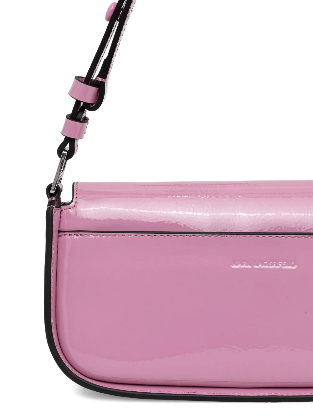 Karl Lagerfeld K/signature Shoulder Bag In Pink