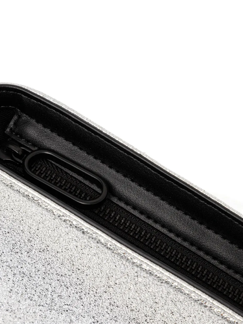 Karl Lagerfeld Jeans Geo Metallic-effect Shoulder Bag In Silver