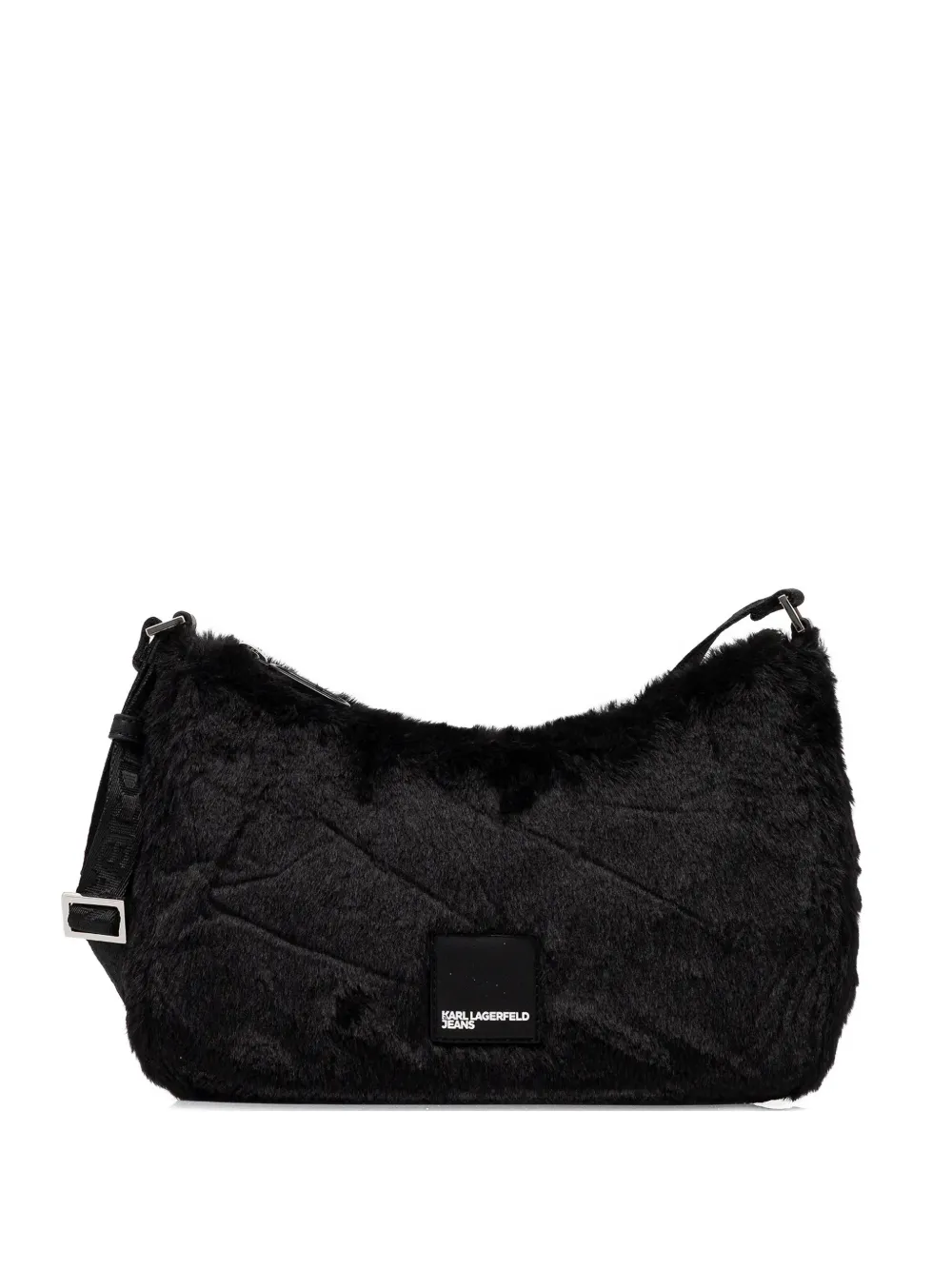 Karl Lagerfeld Jeans Faux-fur Cross Body Bag In Red