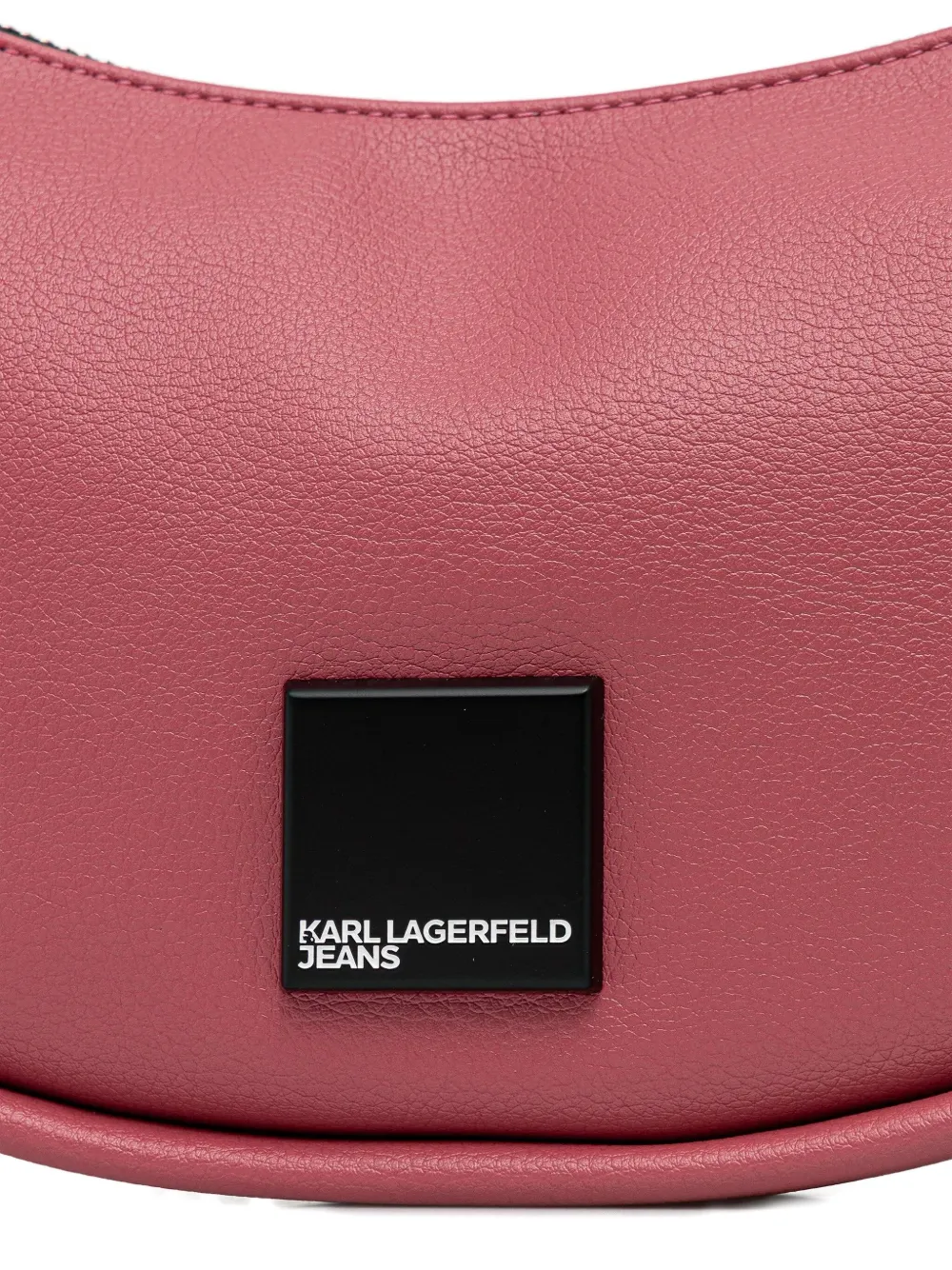 Karl Lagerfeld Jeans Klj Logo Half-moon Shoulder Bag In Pink