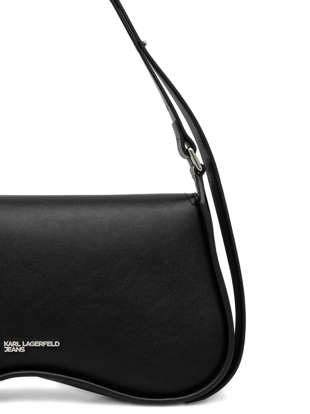 Karl Lagerfeld Jeans Sunglasses Studded Shoulder Bag In Black