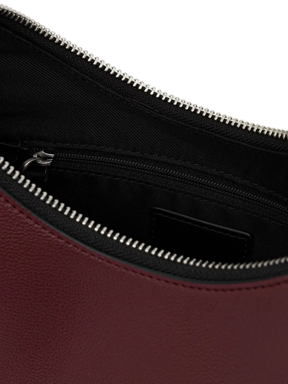 Karl Lagerfeld Jeans Buckled-strap Shoulder Bag In Burgundy