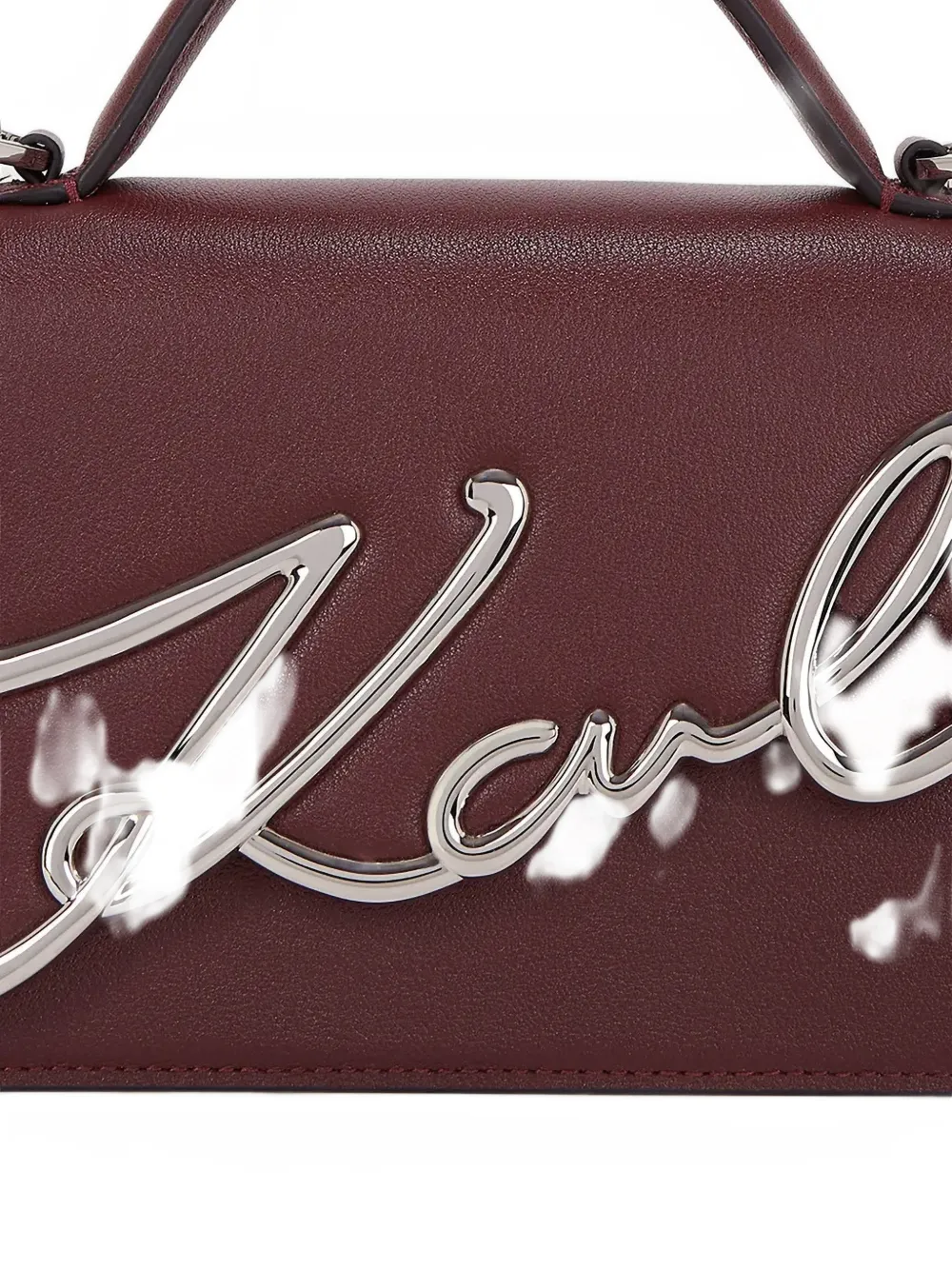 Karl Lagerfeld Small K/signature Tote Bag In White