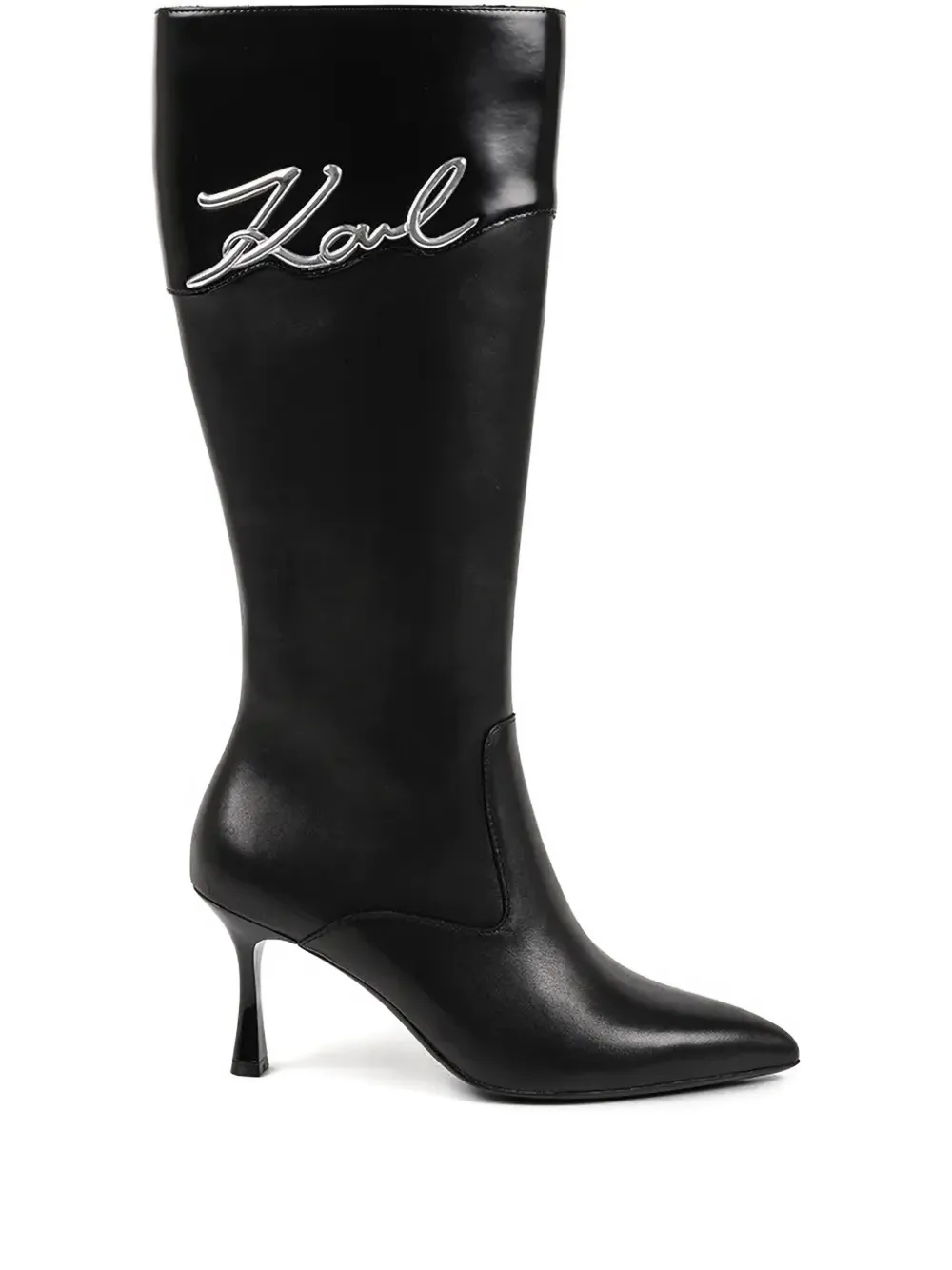 Karl Lagerfeld 80mm Sienna pointed-toe boots | Black | Image 1