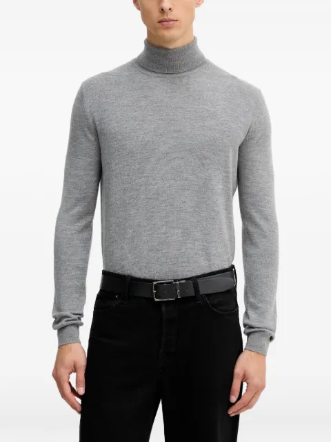 Karl Lagerfeld turtleneck logo sweater