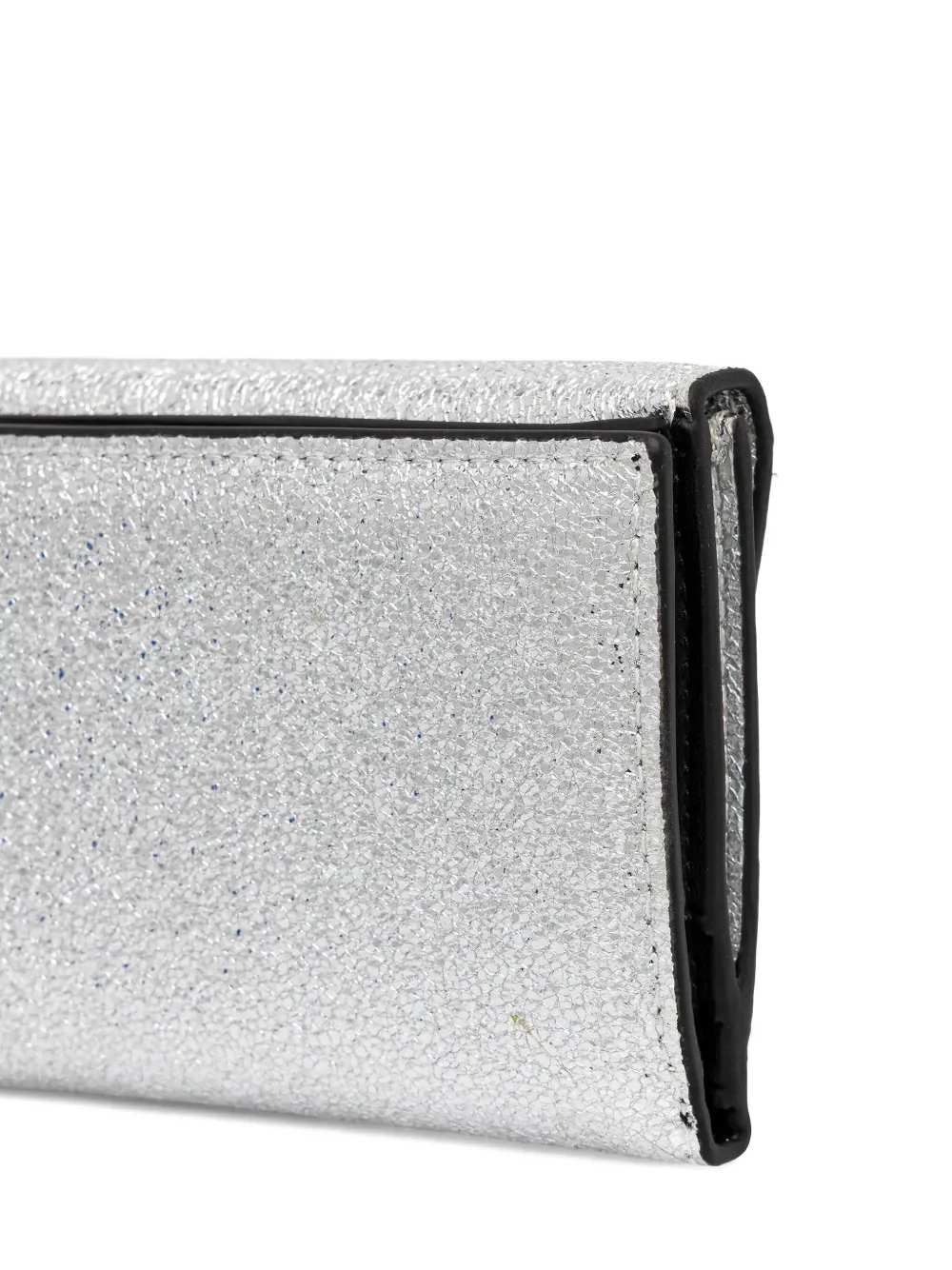 Karl Lagerfeld Jeans Logo-patch Charm Wallet Set (set Of Two) In Black