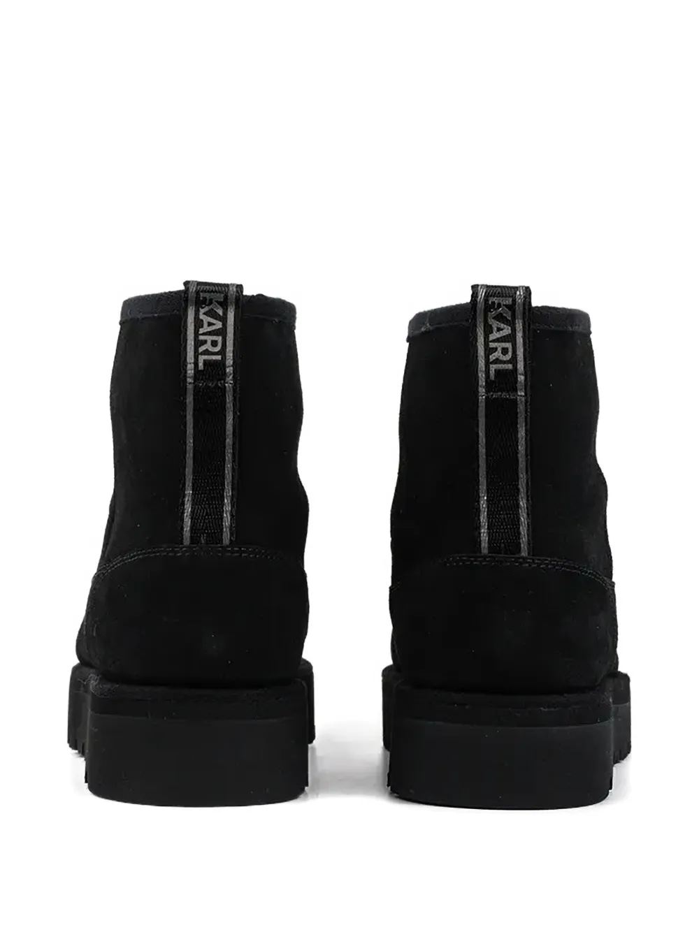 Karl Lagerfeld Laarzen met logoprint Zwart