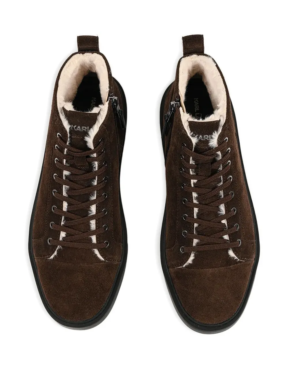 Karl Lagerfeld Flint II high-top sneakers Bruin