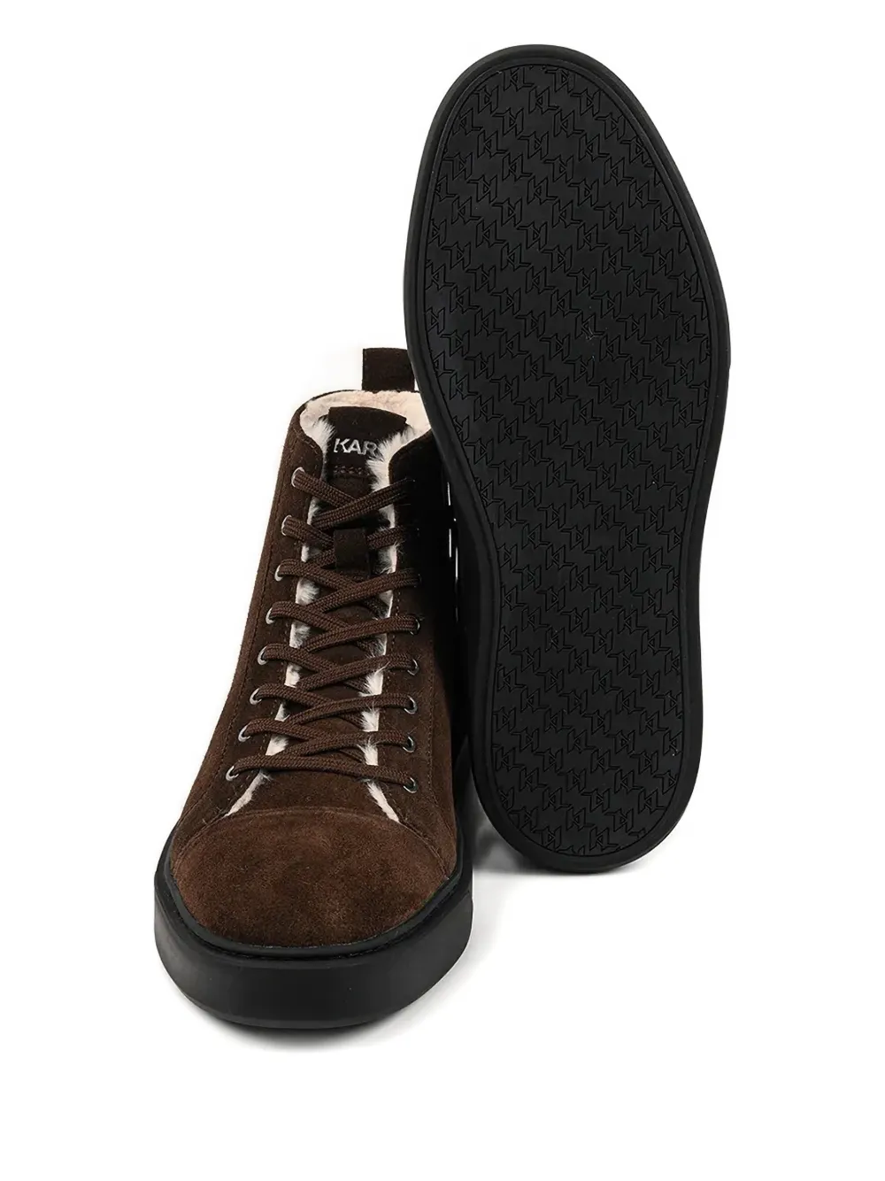 Karl Lagerfeld Flint II high-top sneakers Bruin