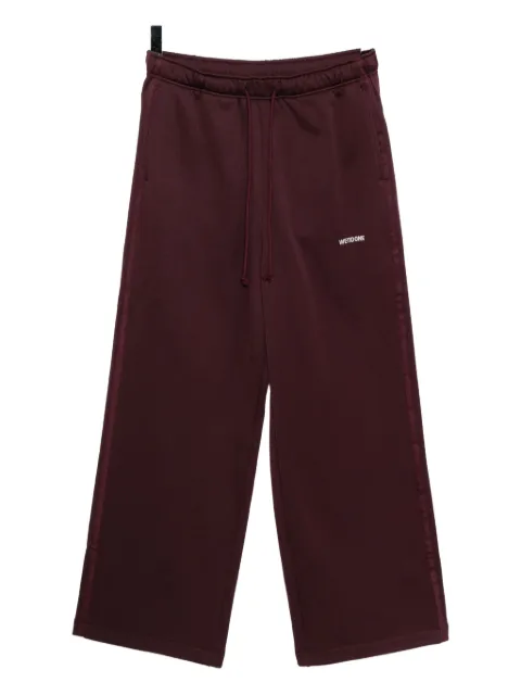 We11done side-stripe track pants