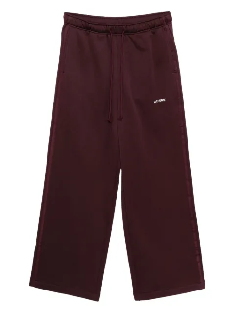 We11done side-stripe track pants