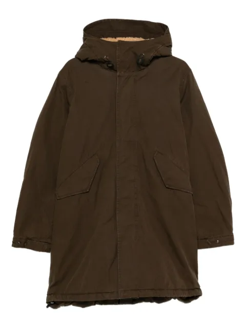 ASPESI shearling-trim hooded jacket