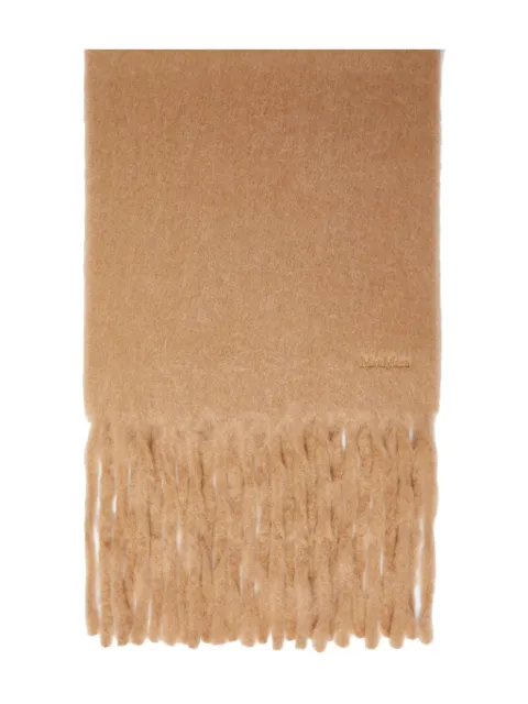 Max Mara bufanda Osso con flecos