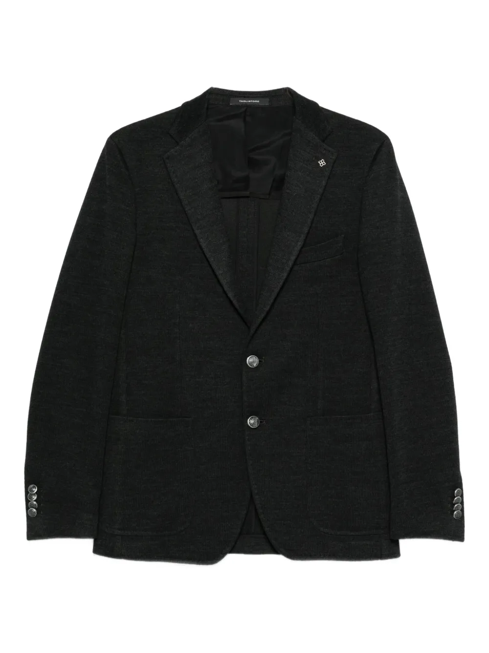Tagliatore single-breasted blazer | Black | Image 1