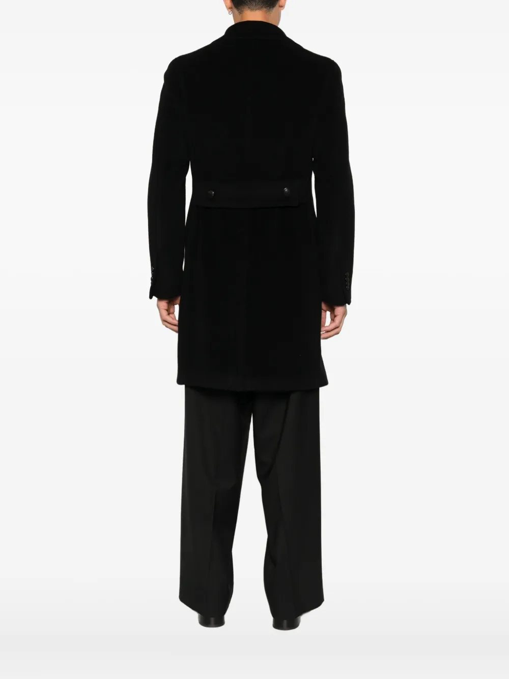 Tagliatore Jas met dubbele rij knopen Zwart