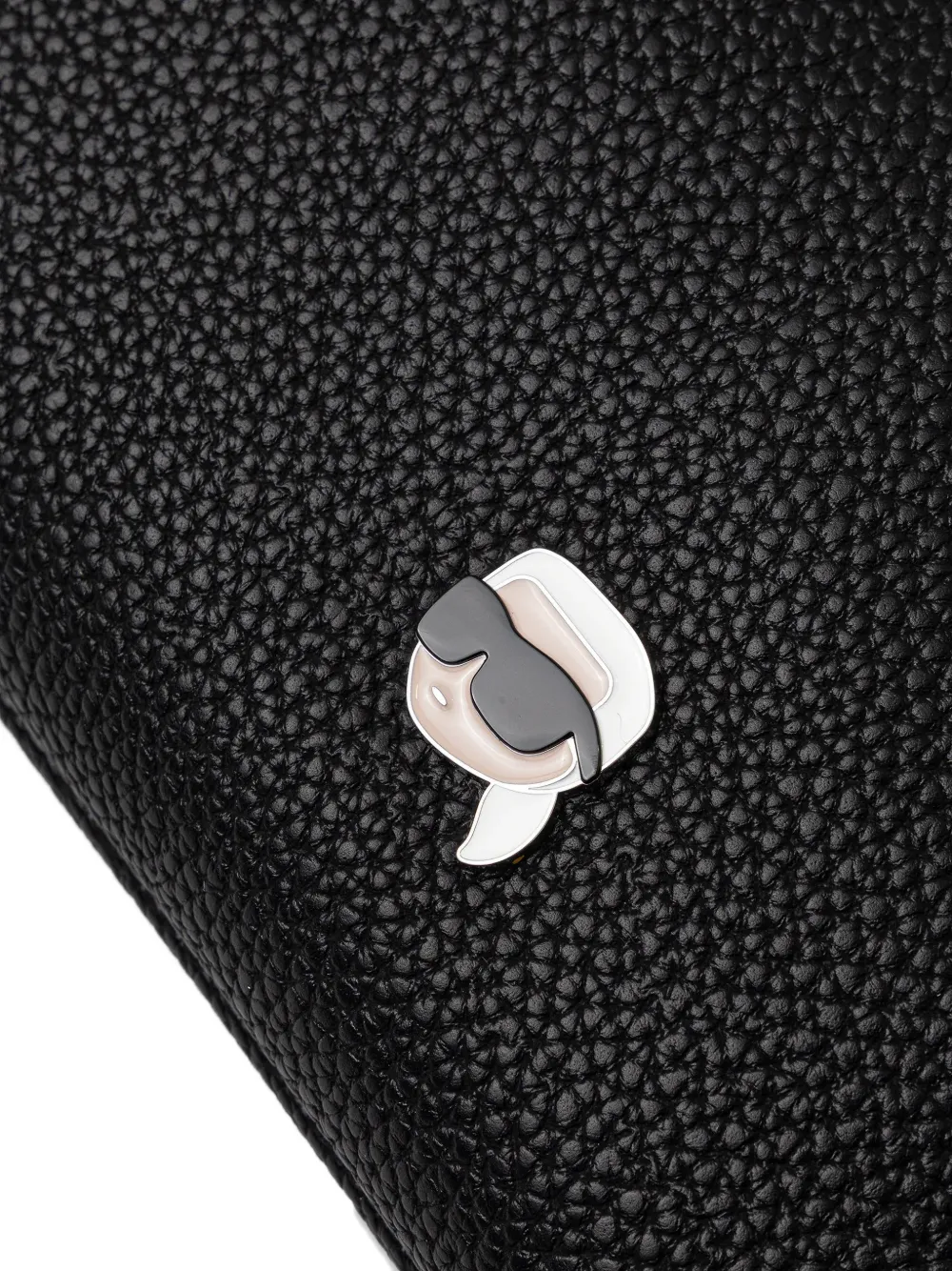 Karl Lagerfeld Ikon Cross Body Bag In Black