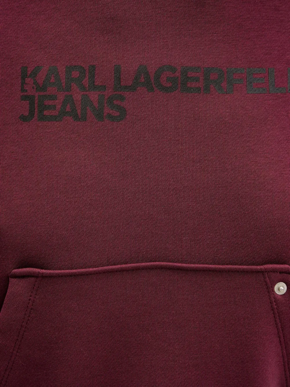 Karl Lagerfeld Jeans Hoodie met logoprint Rood