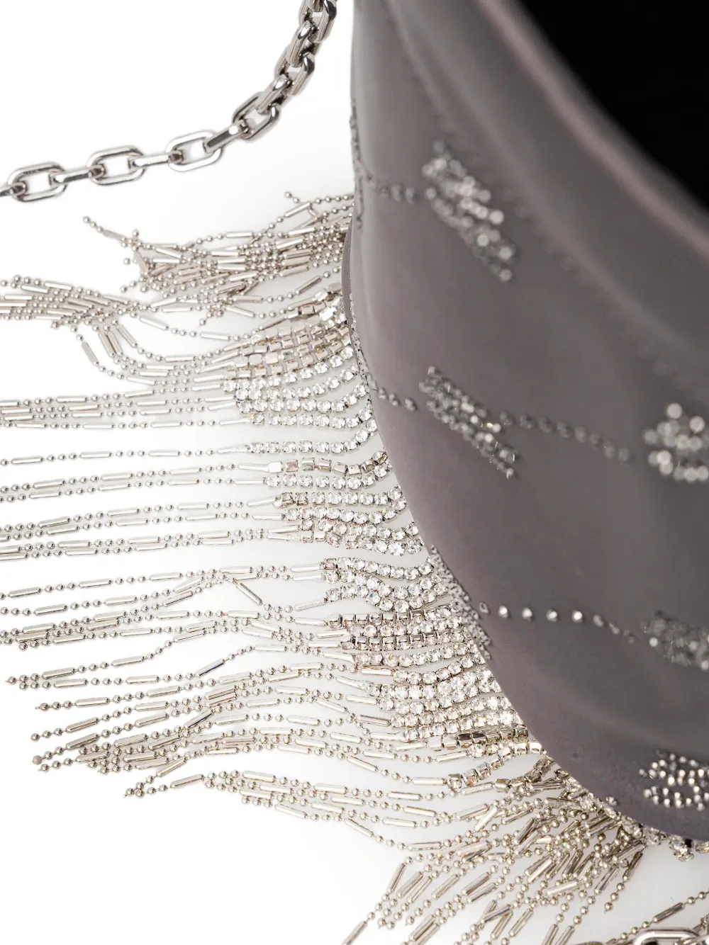 Karl Lagerfeld Bucket-tas met logopatroon Grijs