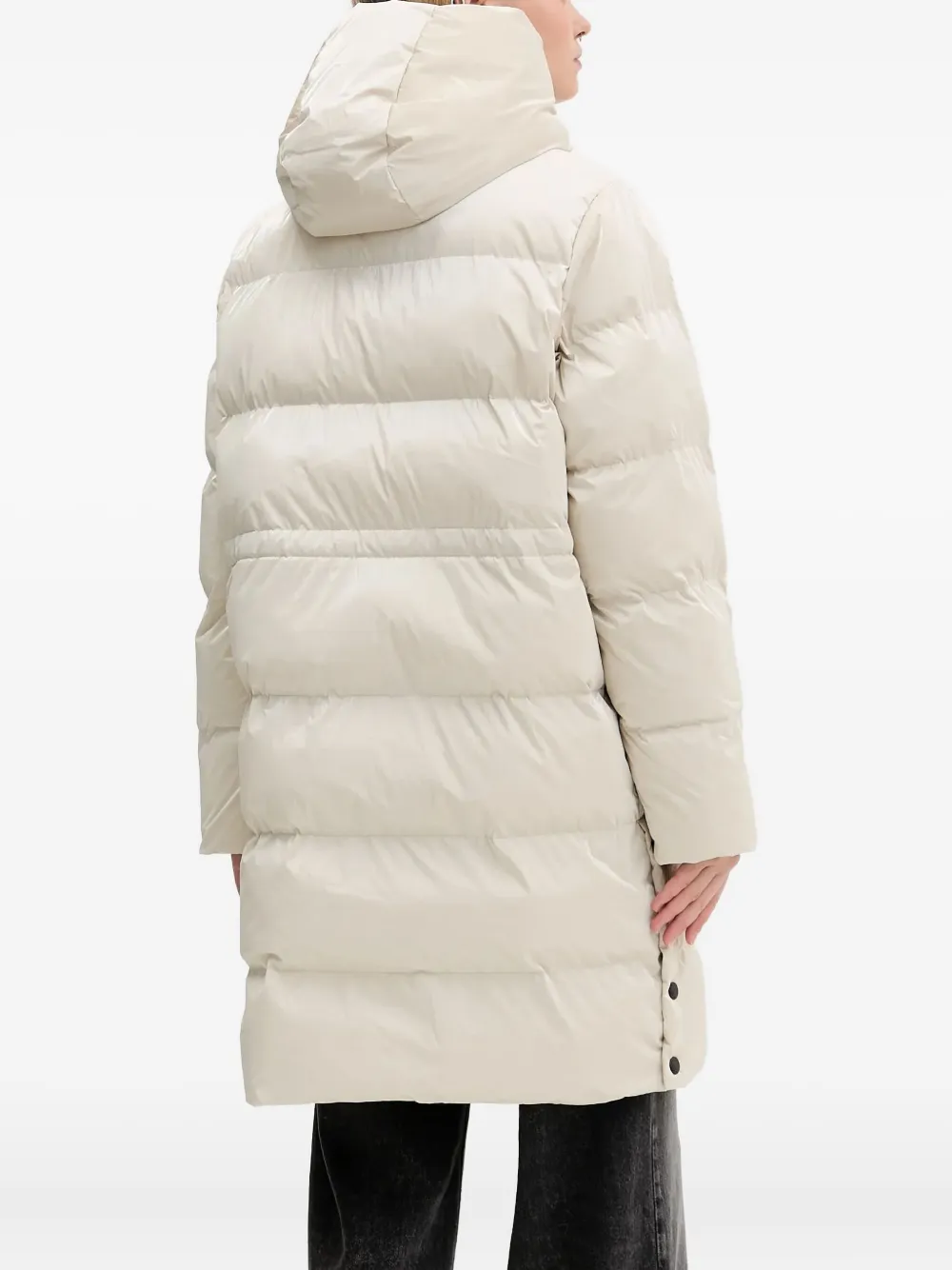 Karl Lagerfeld Jeans Donsjack met capuchon Beige