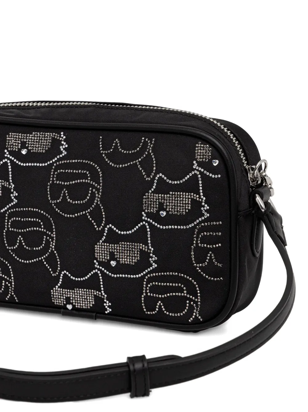 Karl Lagerfeld Ikon kleine schoudertas Zwart