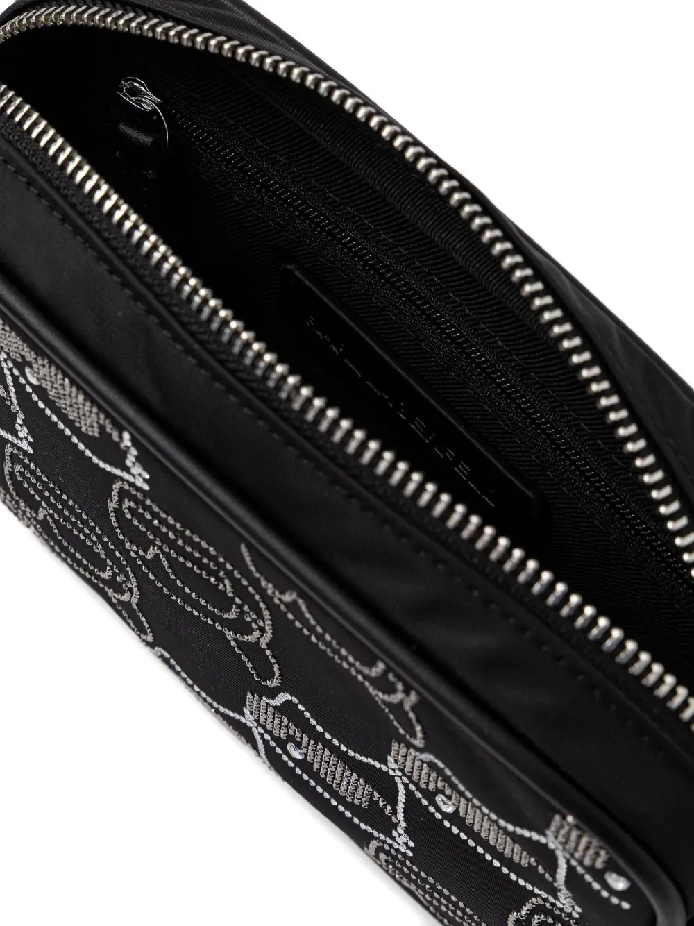 Karl Lagerfeld Ikon kleine schoudertas Zwart