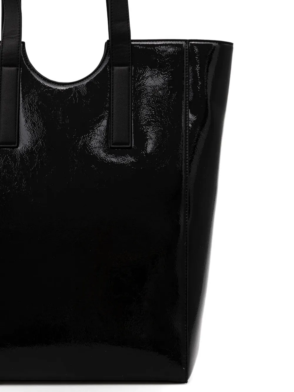 Karl Lagerfeld Jeans Logo-plaque Tote Bag In Black