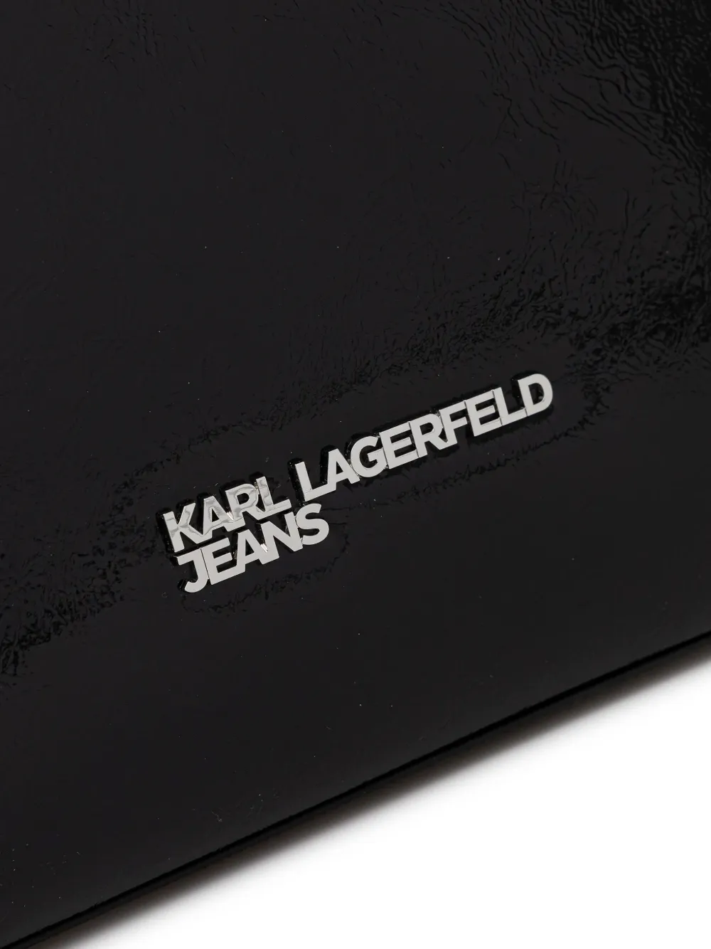 Karl Lagerfeld Jeans Heuptas met logoplakkaat Zwart