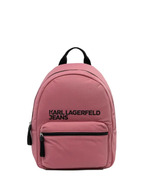 Karl Lagerfeld Jeans logo-lettering backpack
