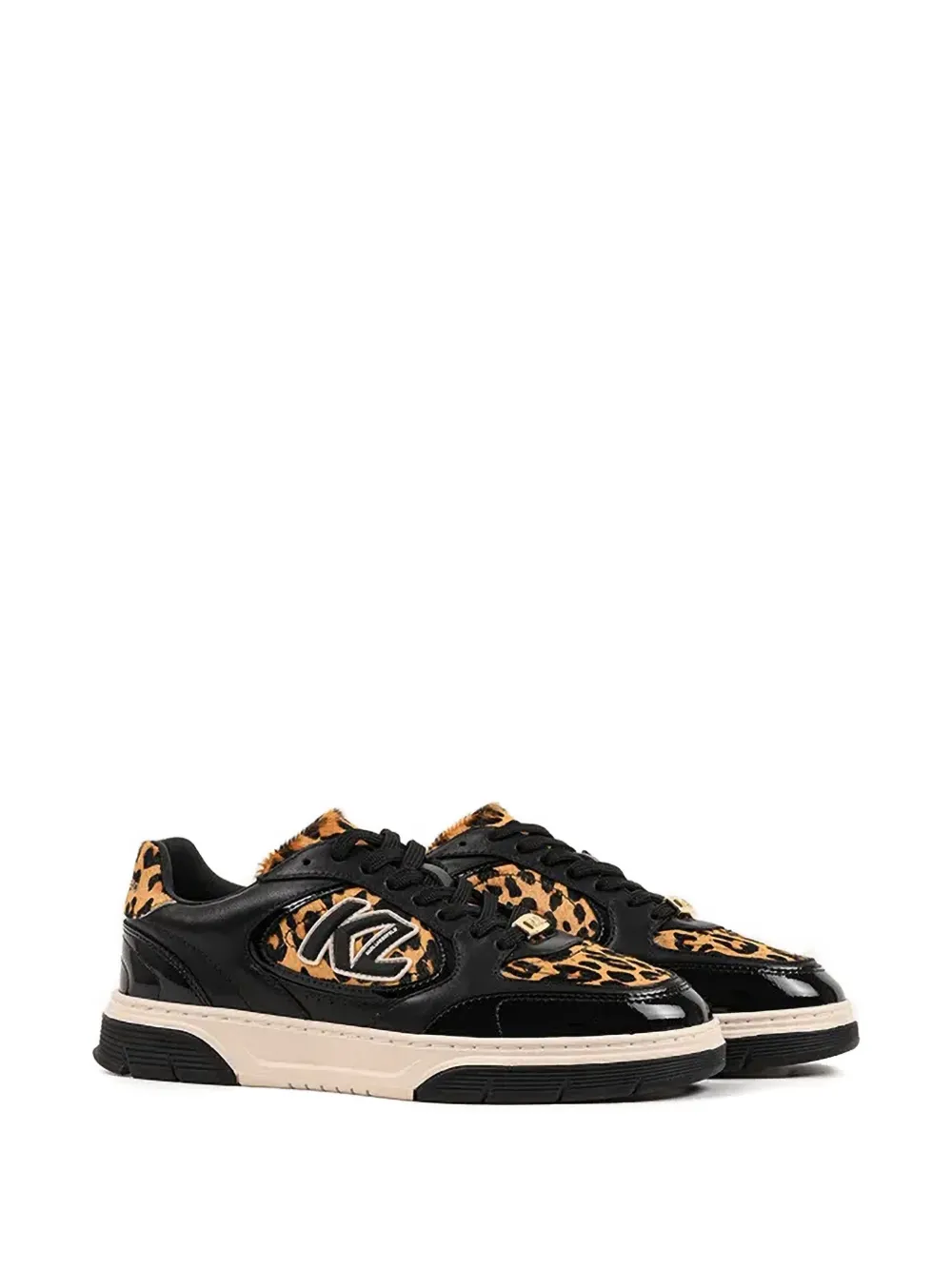 Karl Lagerfeld logo leopard-print sneakers | Low-Tops | Image 2