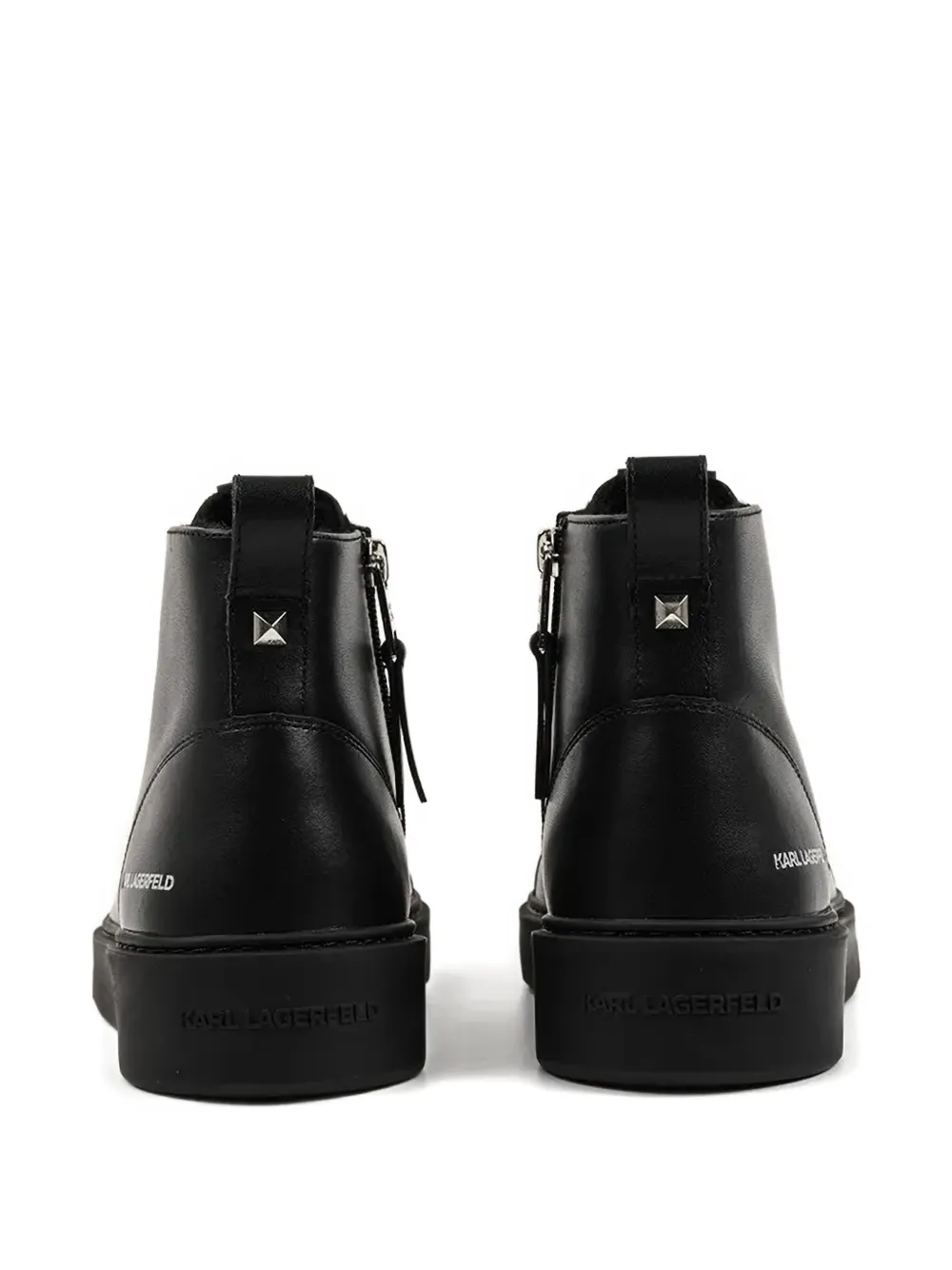 Karl Lagerfeld Logo-print Sneakers In Black