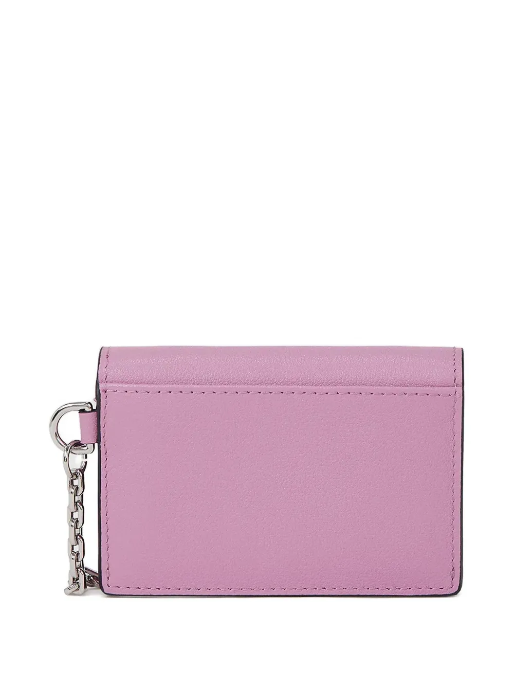 Karl Lagerfeld Logo Chain Wallet In Pink