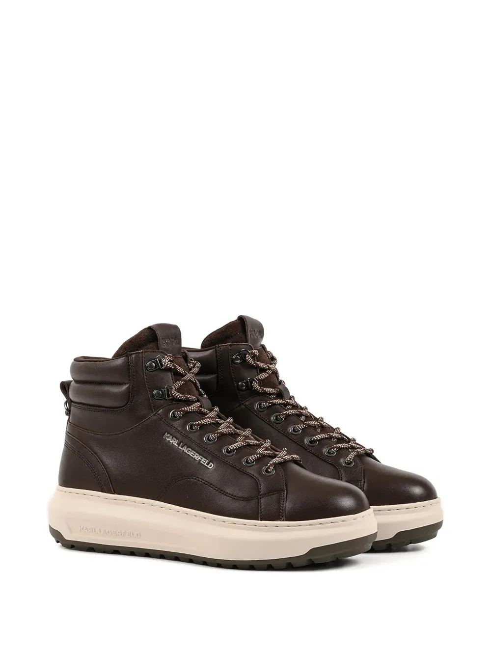 Karl Lagerfeld Kapri Lug padded-detail hiking boots | Botas de montaña | Image 2