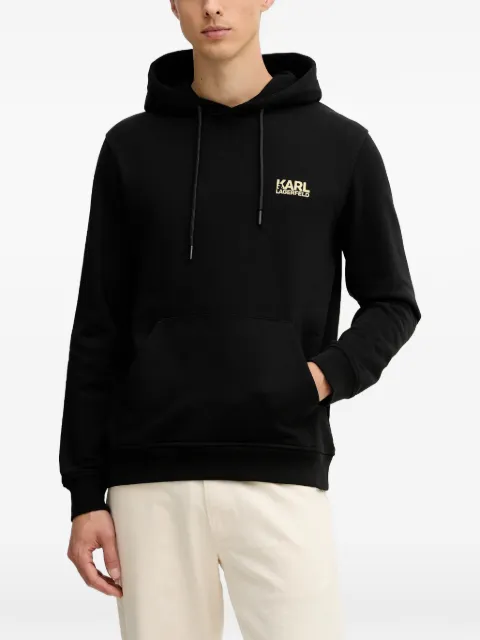 Karl Lagerfeld logo-print hoodie