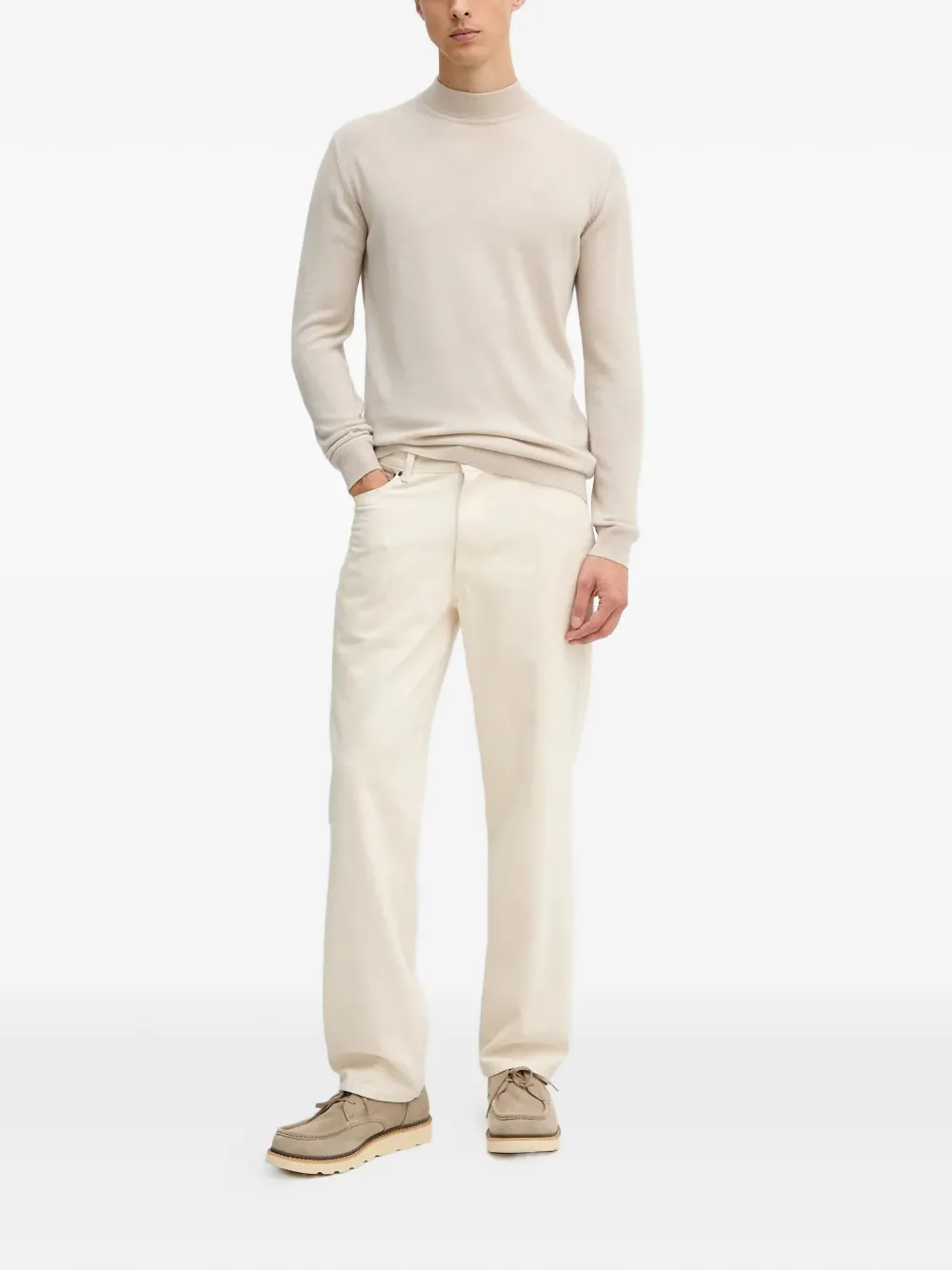 Karl Lagerfeld mock-neck sweater - Beige