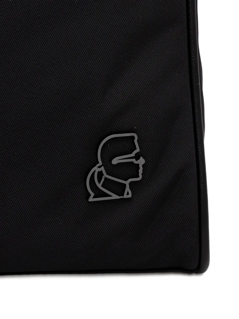 Karl Lagerfeld Laptoptas met logo-applicatie Zwart