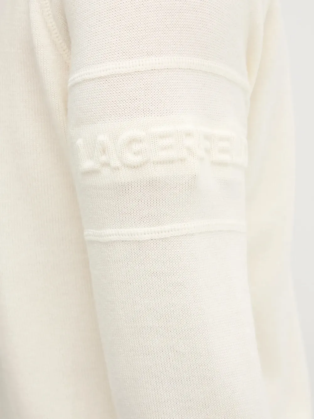 Karl Lagerfeld Trui met logo-reliëf Wit