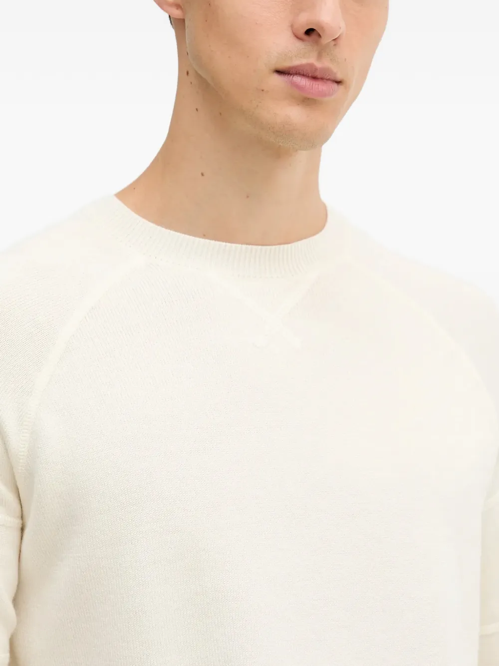 Karl Lagerfeld Trui met logo-reliëf Wit