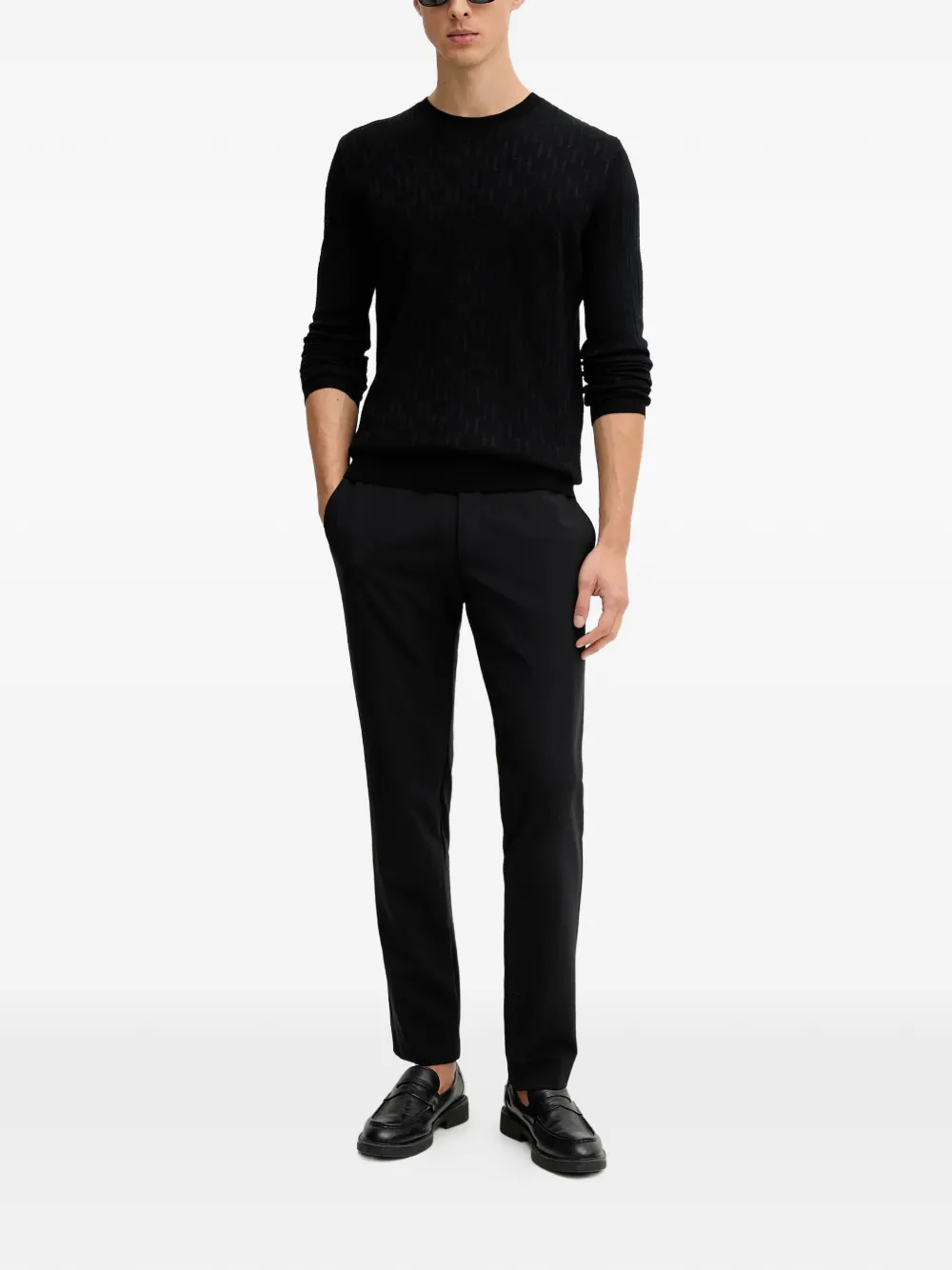 Karl Lagerfeld logo-pattern sweater | Jumpers | Image 2