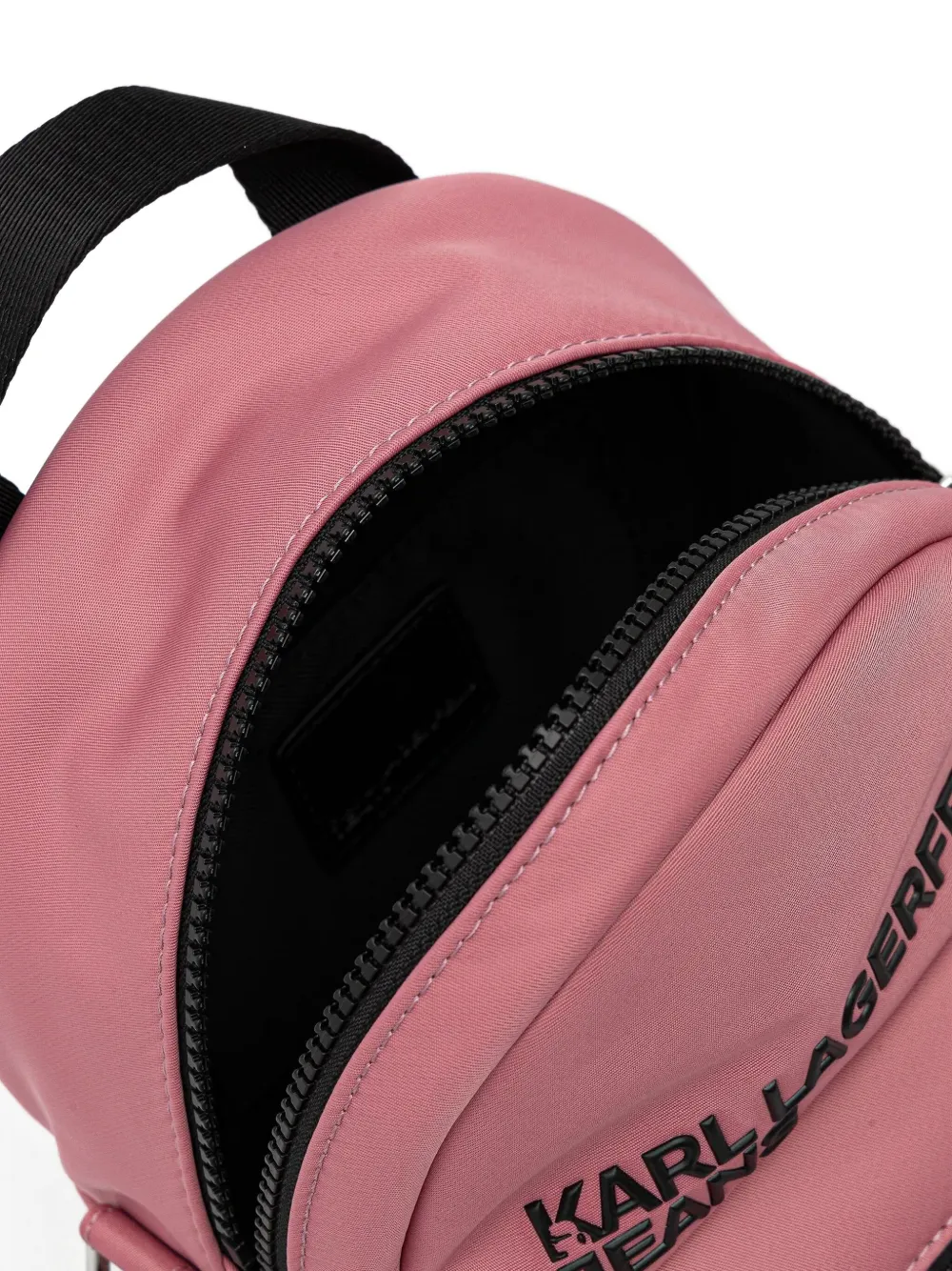 Karl Lagerfeld Jeans Heuptas met geborduurd logo Roze