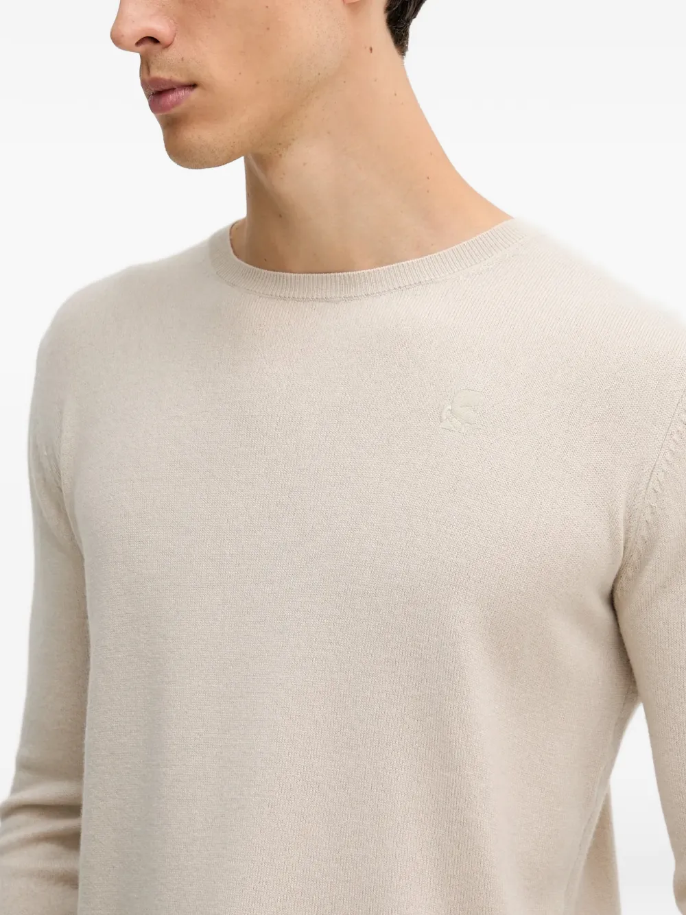 Karl Lagerfeld Wollen trui Beige