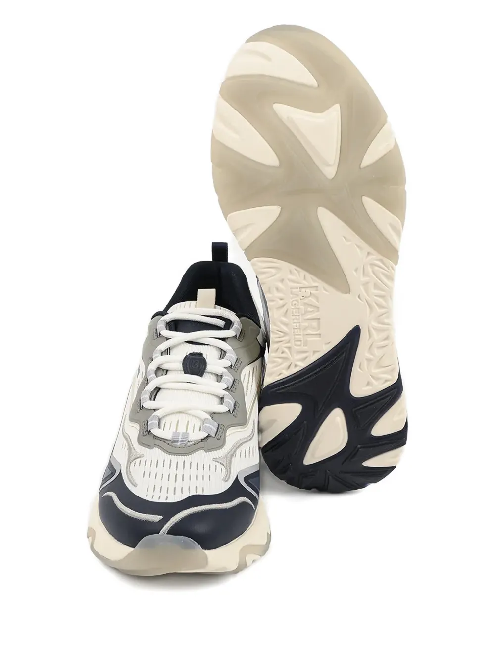 Karl Lagerfeld Blaze Logo-lettering Sneakers In Multi