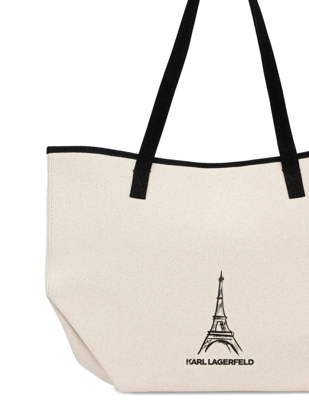 Karl Lagerfeld K/sketch Printed Tote Bag In White