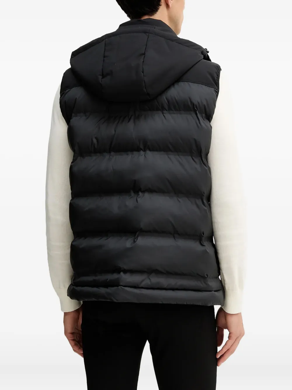 Karl Lagerfeld Bodywarmer met capuchon Zwart