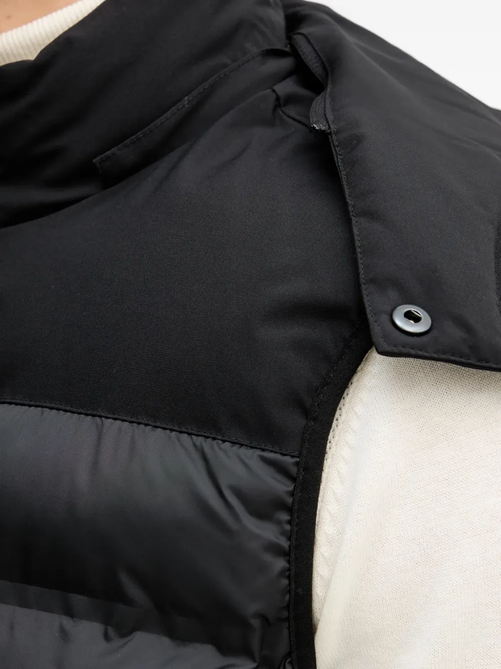 Karl Lagerfeld Bodywarmer met capuchon Zwart