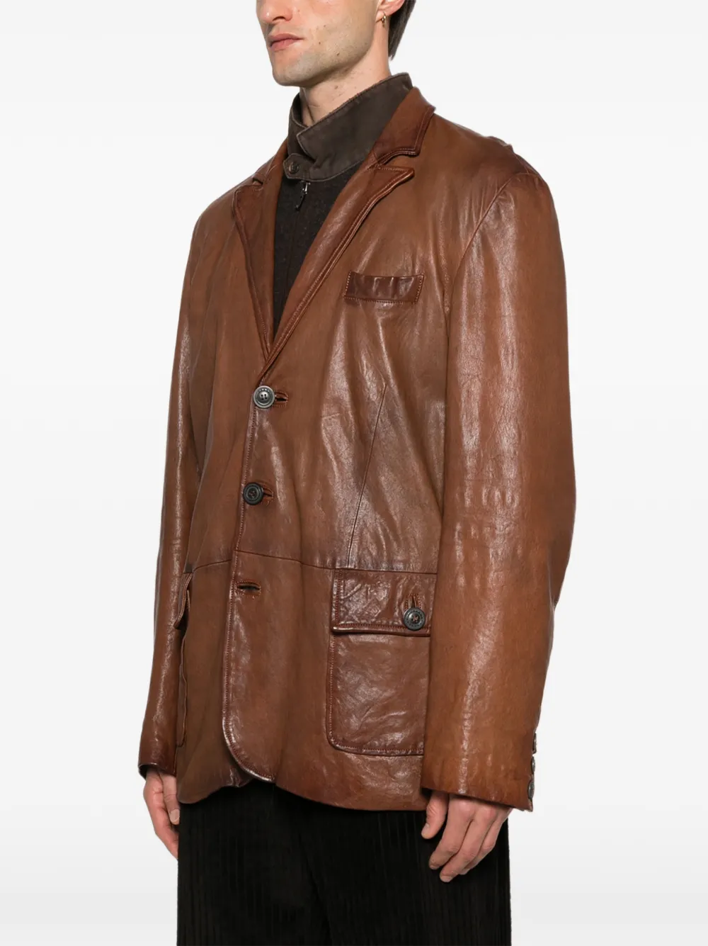 2000s Buttoned Pocket Jacket