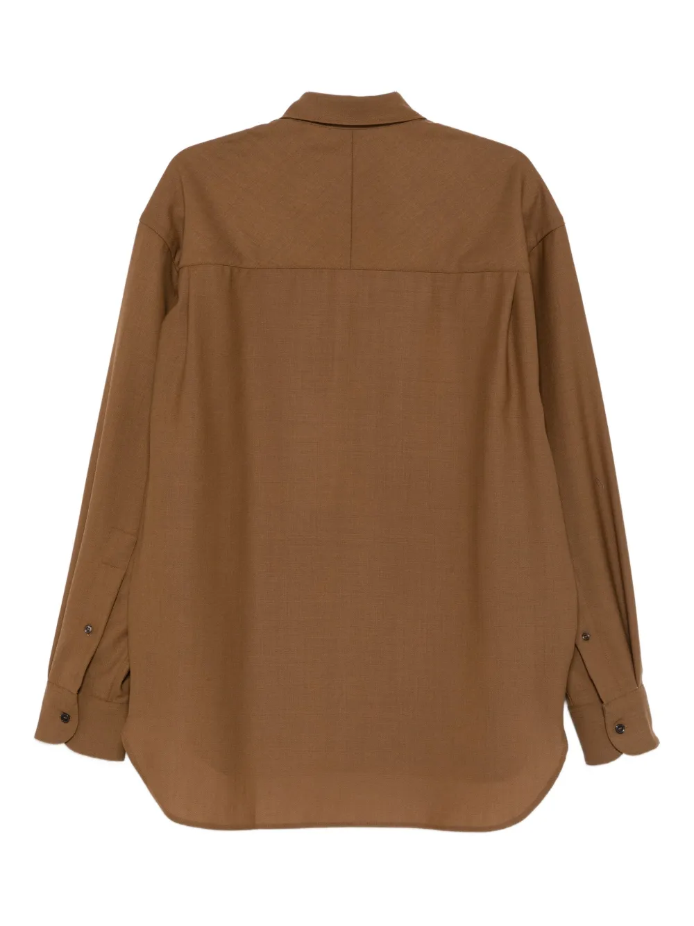Studio Nicholson button-fastening shirt - Bruin