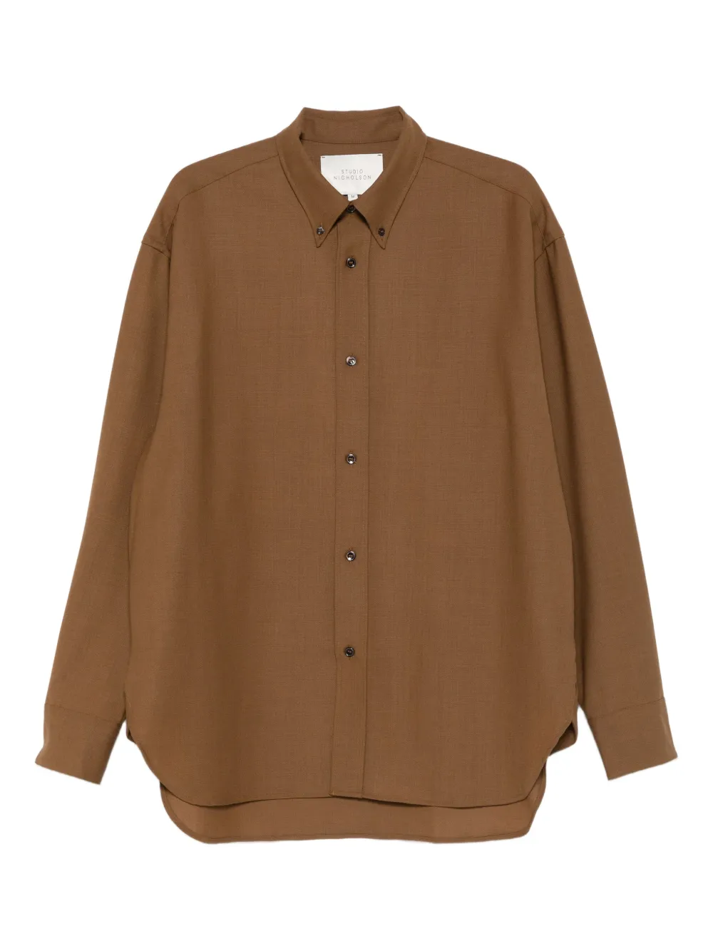 Studio Nicholson button-fastening shirt | Brown | Image 1