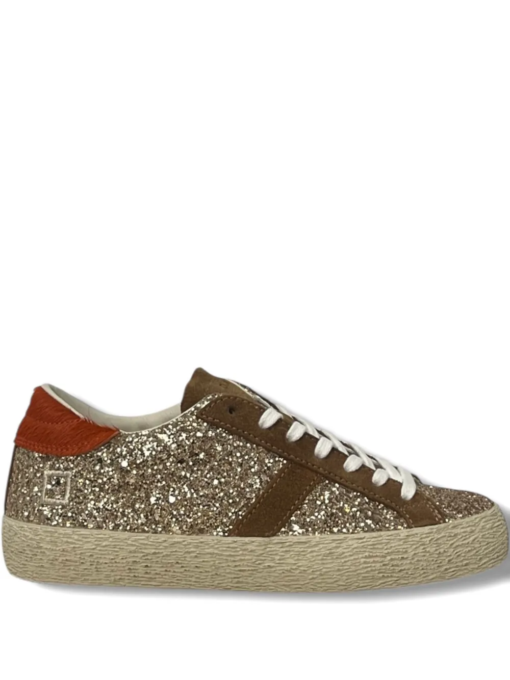 Date Hill Low sneakers met glitter Bruin