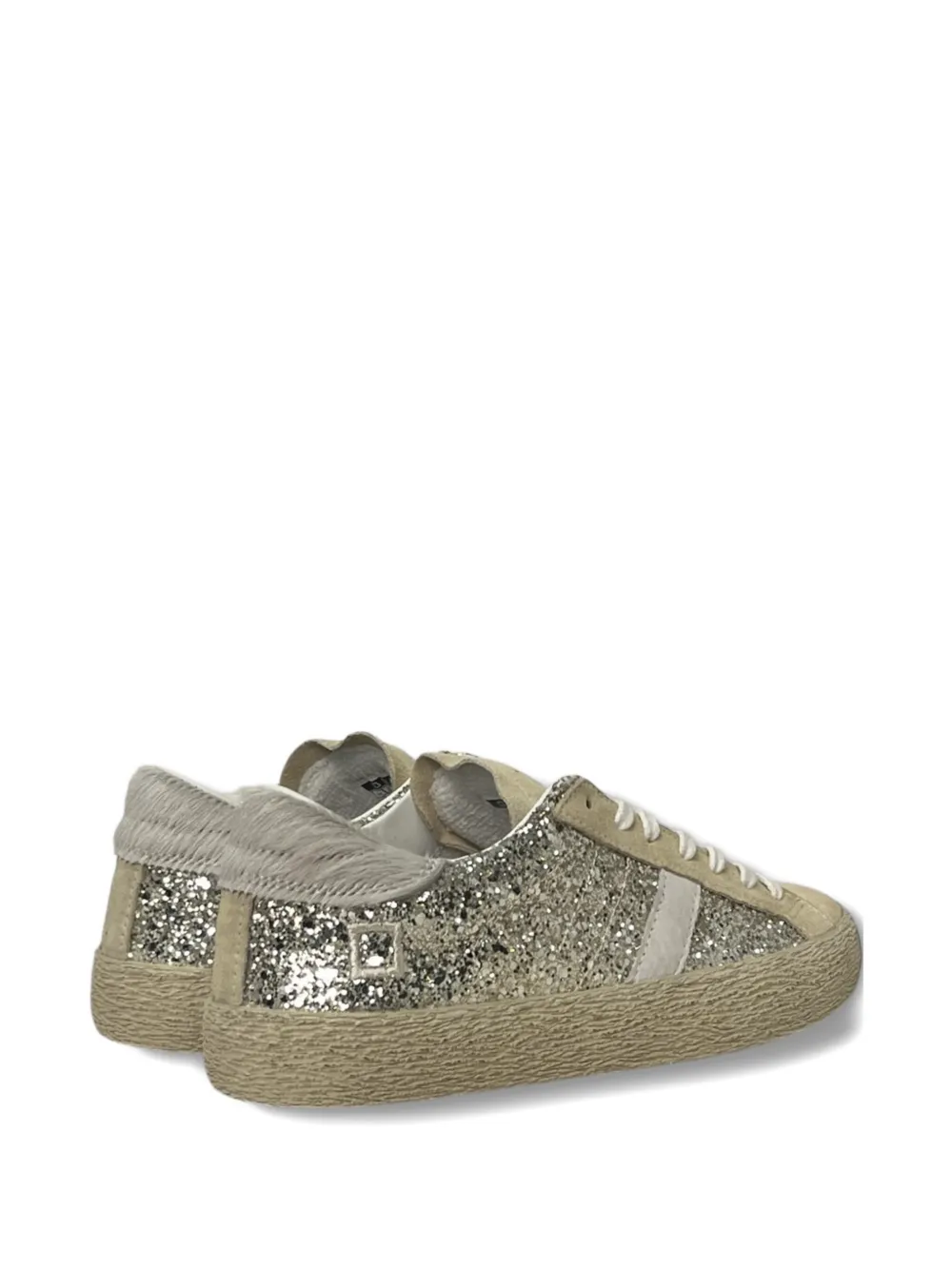 Date Hill Low Glitter Trainers In Brown