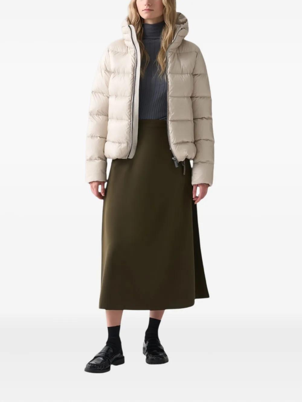 Colmar Piumino Hooded Padded Jacket In Neutral